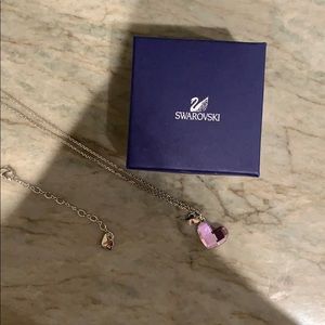 Swarovski heart necklace